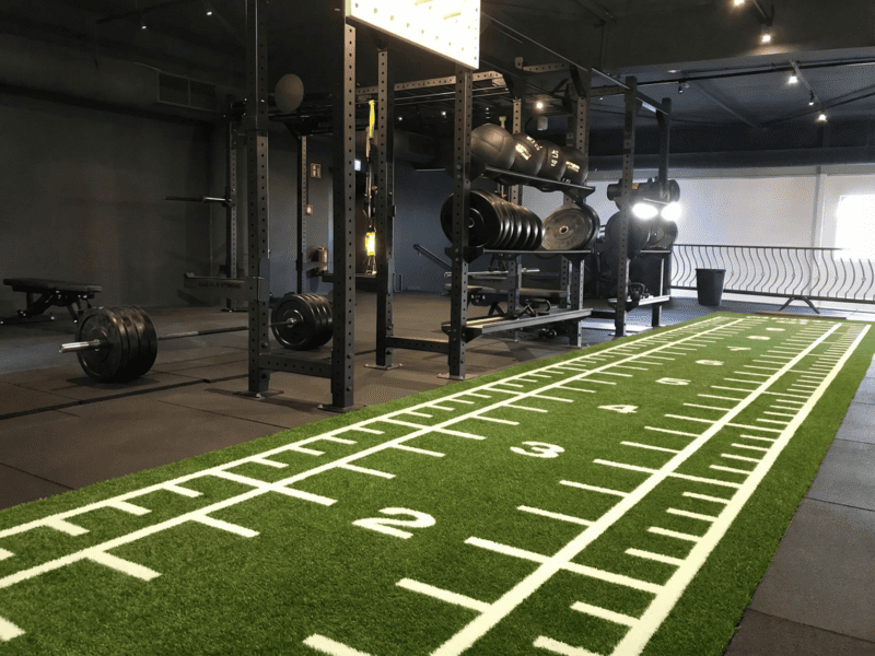 gym layout dimension example